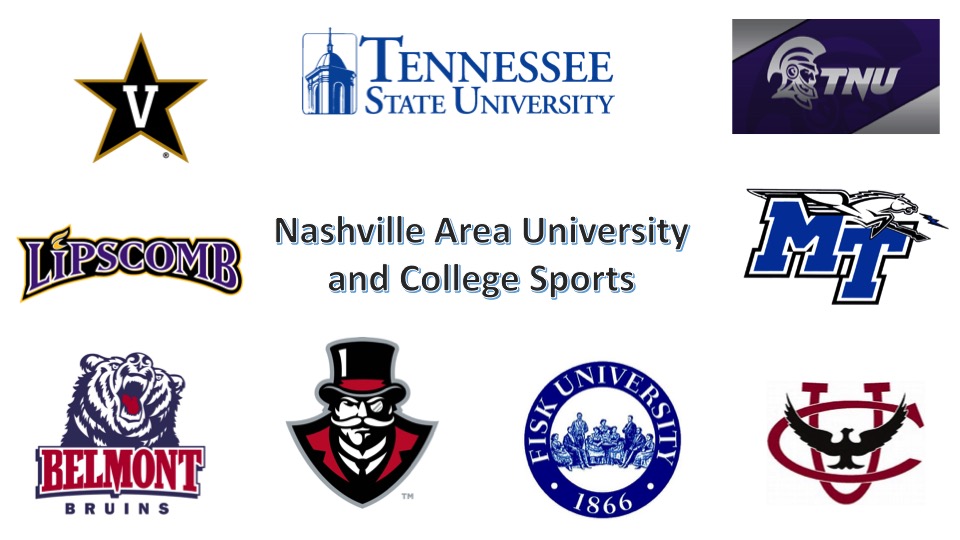 Nashville Sports Teams, Professional and College